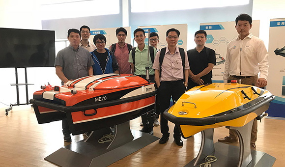 Oceanalpha Assist Middle School in Unmanned Boat Project