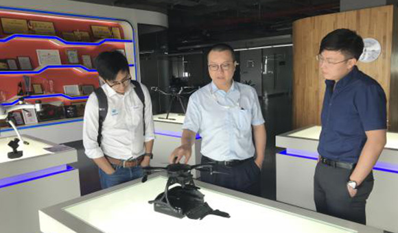 Oceanalpha Visit Drone Company EHANG to Explore Unmanned Technology 1