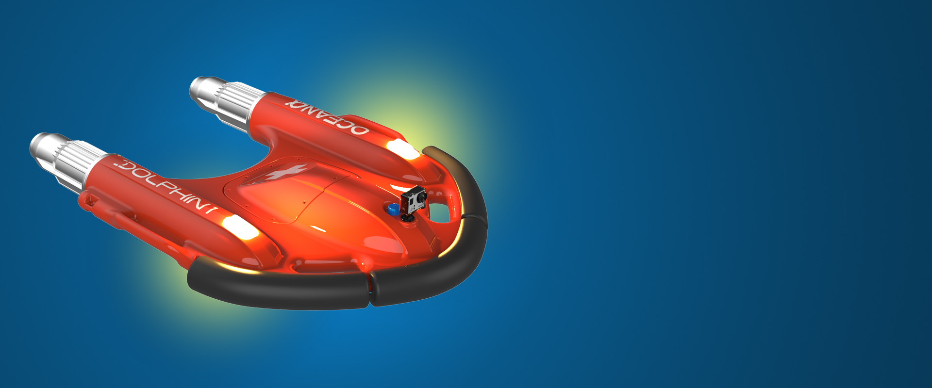 eye-catching signal lights of dolphin 1 remote control lifebuoy