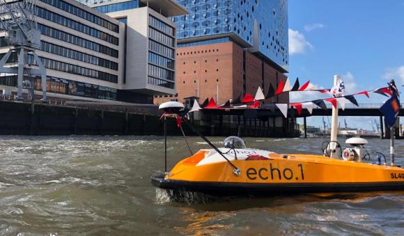 SL40USV launched in port of Hamburg