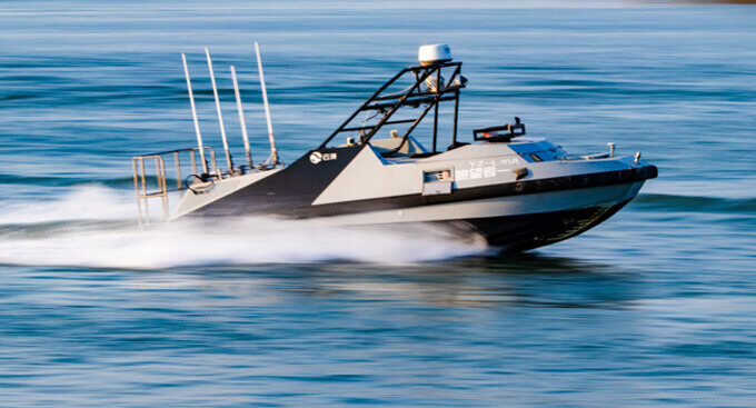 fire-fighting drone boat high speed autonomous vessel