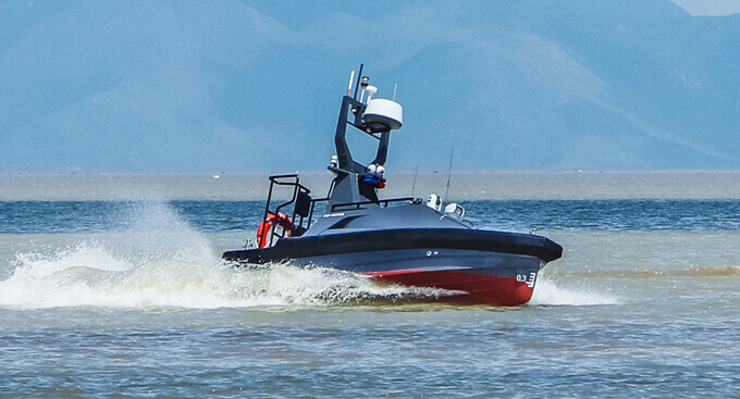 M75 unmanned surface vehicle for surveilance and rescue