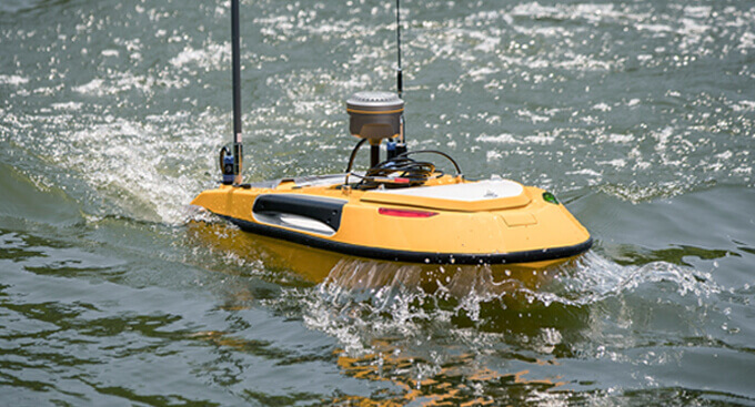 water discharge surveying usv vessel