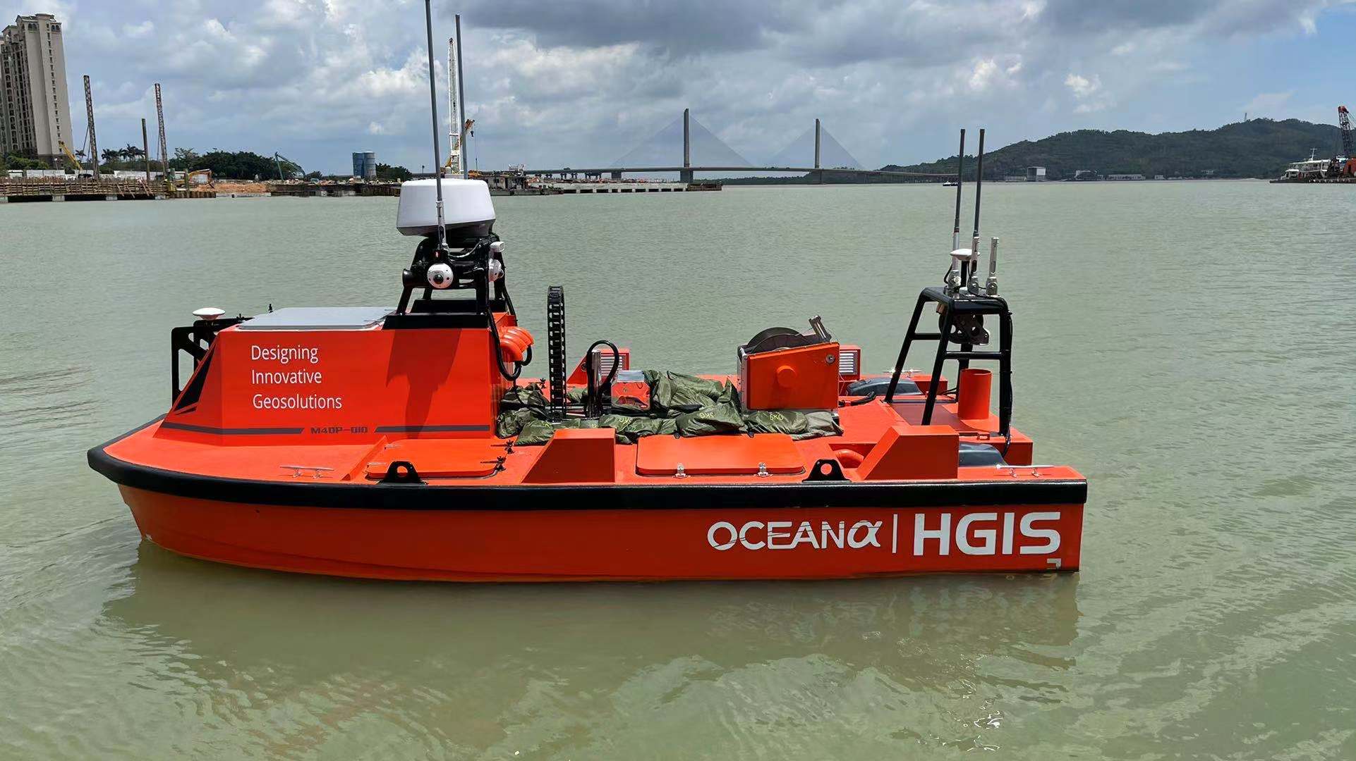 OceanAlpha's M40P USV delivered to HGIS