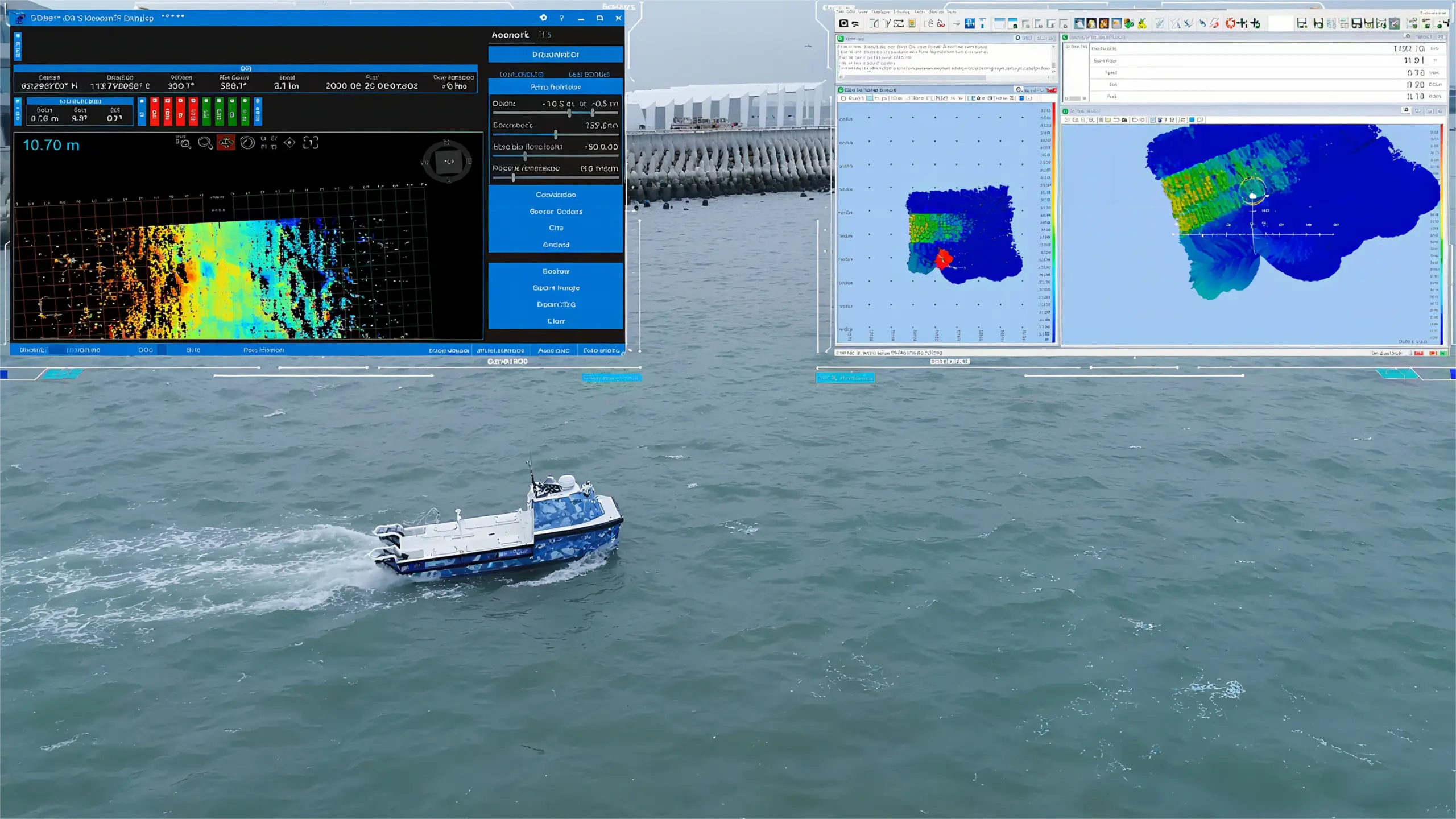 L25 USV Conduct Multibeam Mapping