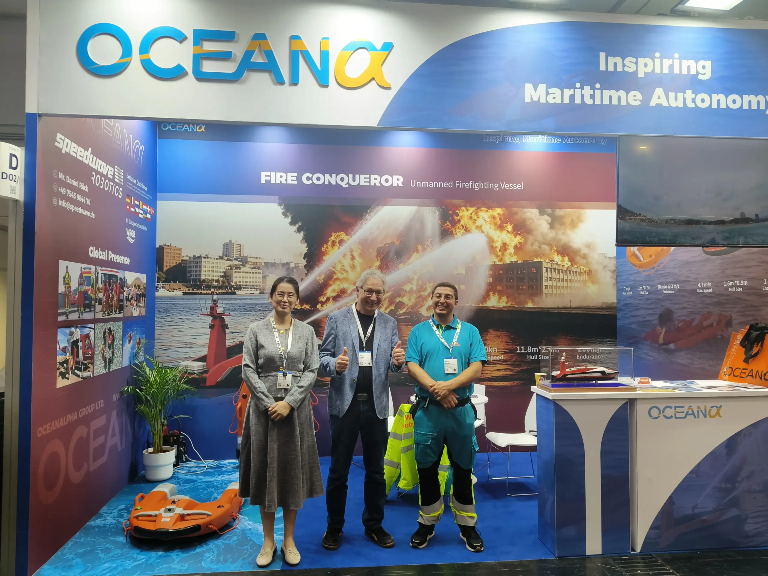 OceanAlpha Showcases Intelligent Unmanned Solutions at INTERSCHUTZ 2026 in Hannover, Germany