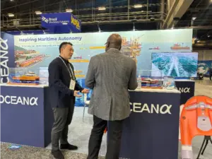OceanAlpha exhibition booth 3919 at OTC 2026 Houston attracting industry professionals