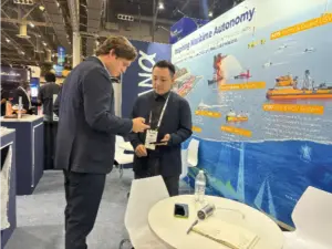 OceanAlpha exhibition booth 3919 at OTC 2026 Houston attracting industry professionals