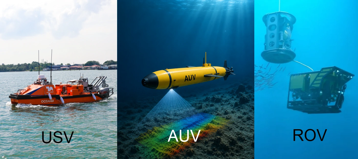 USV AUV ROV